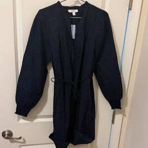 Ann Taylor Weekend Eyelit Dress